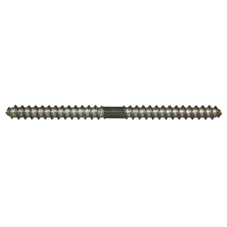 MIDWEST FASTENER 3/16" x 3" Zinc Plated Steel Dowel Screws 15PK 68422